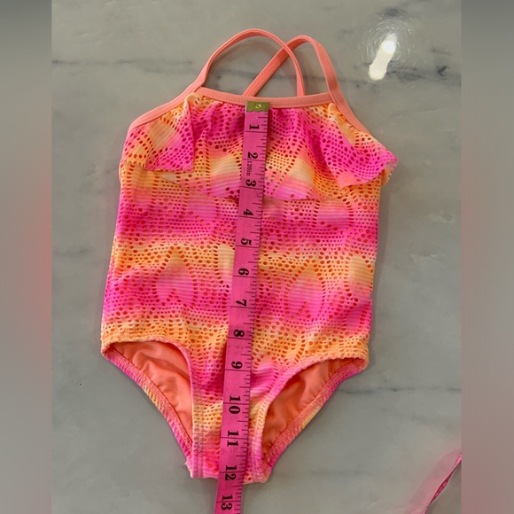 OP, Girls, One Piece, Ruffled, Swimsuit. - Picture 7 of 7